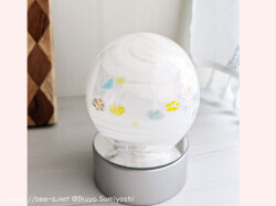 盆ランプ　盆提灯　盆飾り　かわいい盆飾り　子ども用盆飾り　ガラス盆提灯