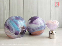 盆ランプ　盆提灯　ガラスの盆提灯　かわいい　ゆめかわいい　仏具小物　盆飾り　天使ママ　こどもの盆飾り