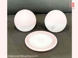 盆ランプ　オーダー仏具　ピンクの仏具　盆提灯　手元供養