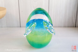 かわいいお位牌　ガラス位牌　おしゃれ位牌　クリスタル位牌　赤ちゃん位牌　こども位牌　ブルー位牌