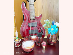 赤いベースの色にしたい　オーダー仏具でおつくりしました