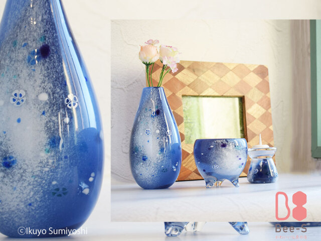 Bee-Sの手作りオーダー仏具 かわいい仏具・おしゃれな仏具ガラスモダン