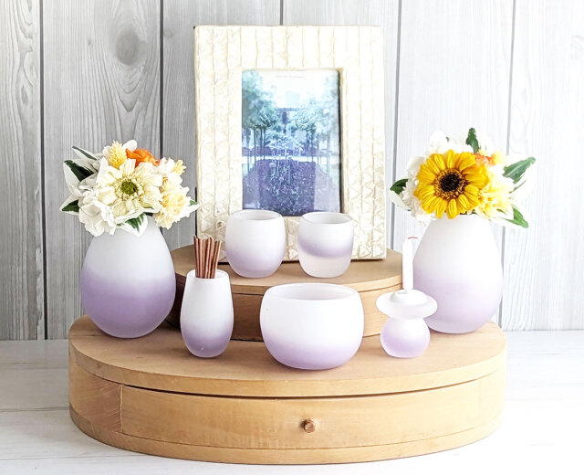 紫の仏具　紫色　かわいい仏具　おしゃれな仏具　仏具小物　仏具セット　仏具手元供養　おしゃれ仏壇　かわいい仏壇　赤ちゃん仏壇