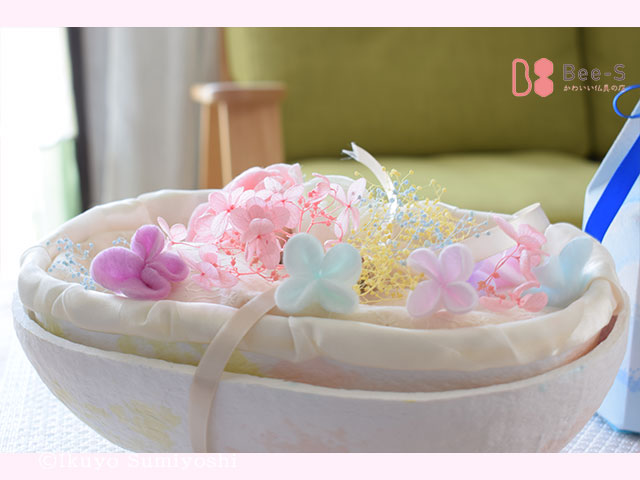 かわいいおみおくり　骨壺カバー　棺　かわいい　赤ちゃん　胎児　死産　流産　誕生死