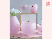 可愛い仏具　仏具セット　赤ちゃん仏具　こども仏具　ピンク仏具　香炉　仏具小物　すりガラス　手元供養　水子供養