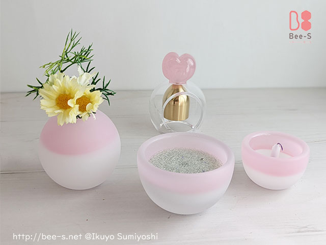 ペット仏具　かわいい　ガラス　おしゃれ　手元供養　小さい仏具　ミニ仏具